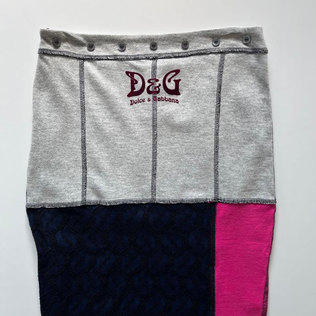スカート D&G 2000s Patchwork Skirt