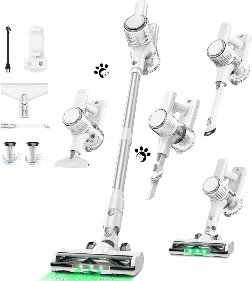 掃除機 コードレス 50Kpa超強力吸引 2WAY コードレス掃除機