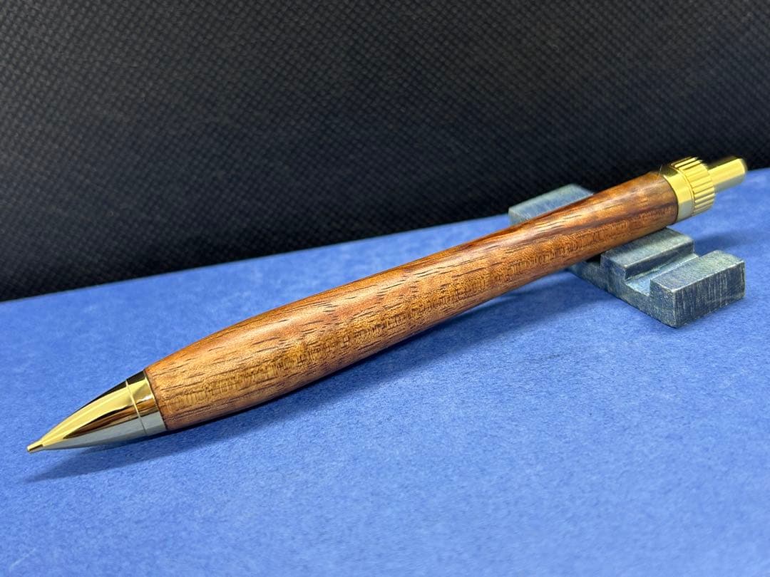 【早い者勝ち】ハワイアンコアカーリー　木軸ペン　加藤金属　ハンドメイド