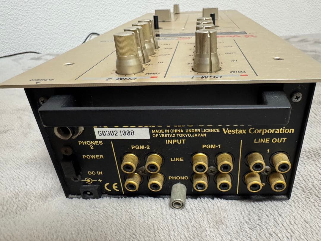 Vestax PMC-06 Pro A DJミキサー　純正アダプター付属