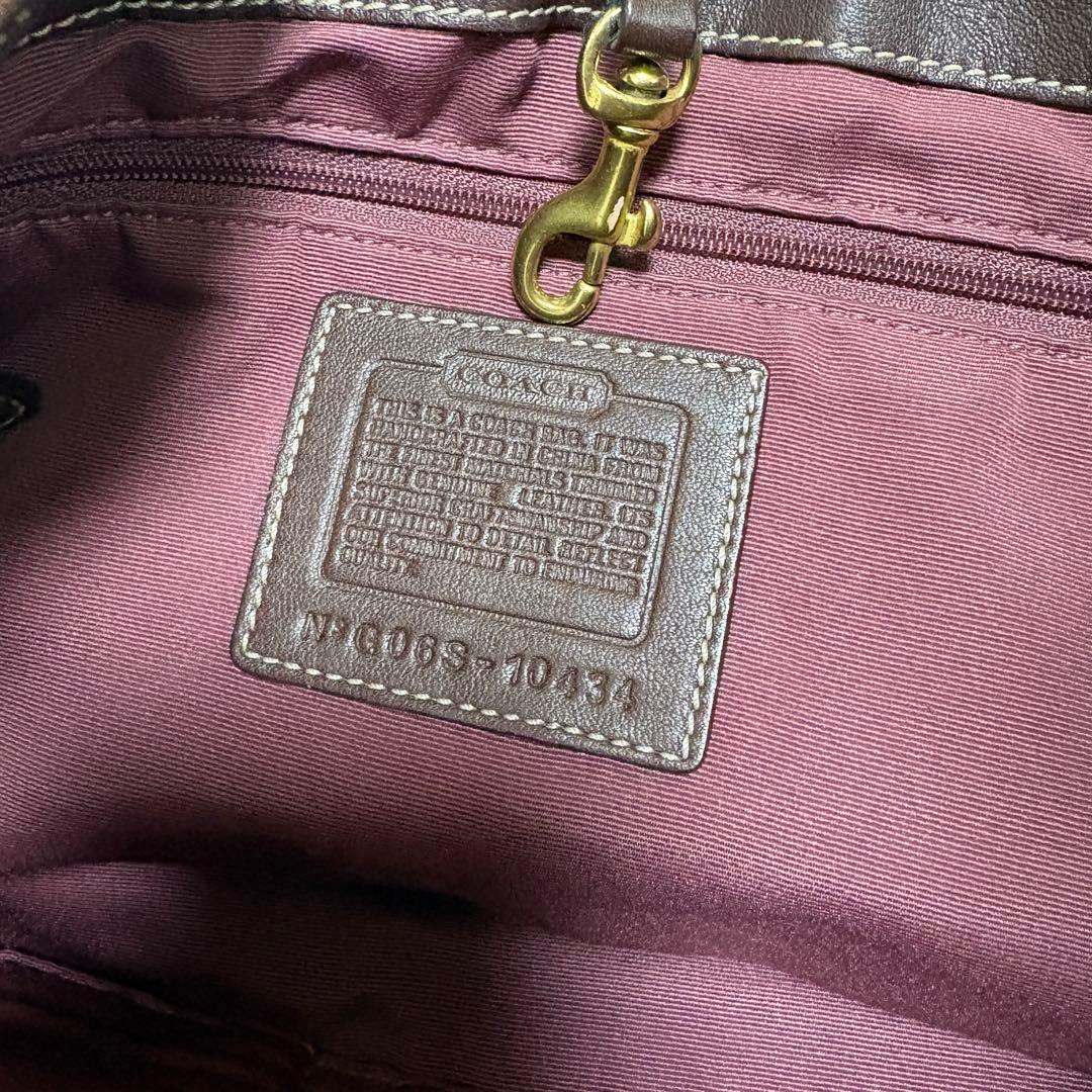 コーチ　ショルダーバッグ　パッチワーク　シグネチャー　ホーボー　ソーホー