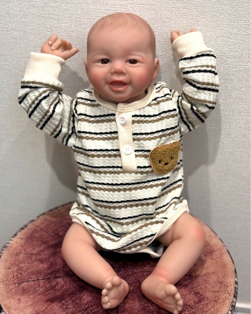 ★新品★リボーンドール スマイルベビーちゃん 48cm