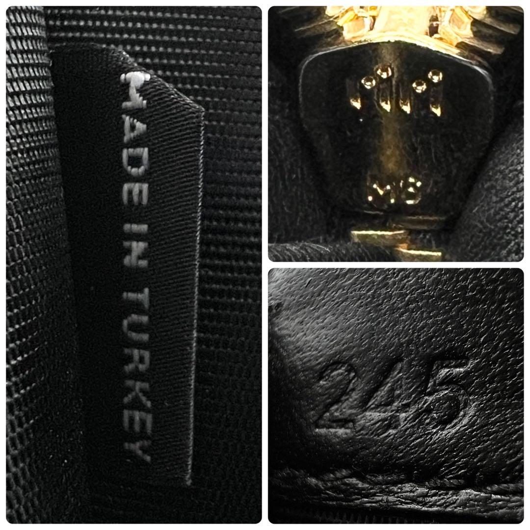 【美品✨】 ミュウミュウ 二つ折り財布 マテラッセ ラウンドジップ ブラック 黒