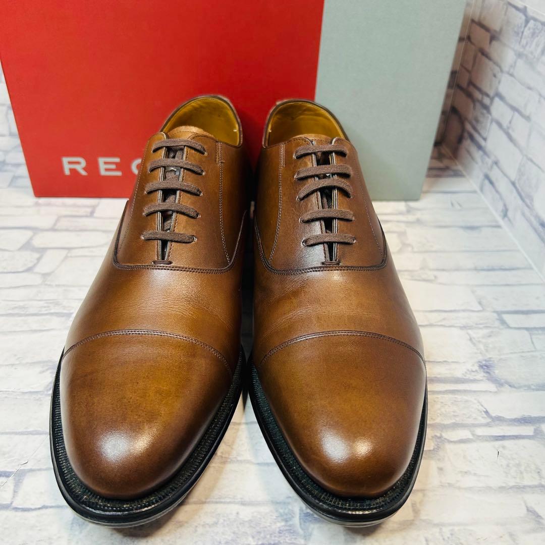 【未使用品】REGAL 01DR ストレートチップ トゥスチール付き 25cm