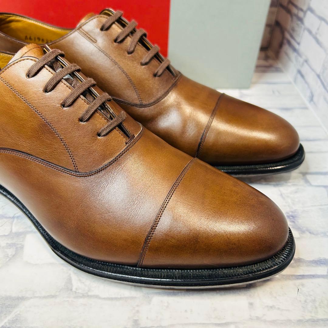 【未使用品】REGAL 01DR ストレートチップ トゥスチール付き 25cm