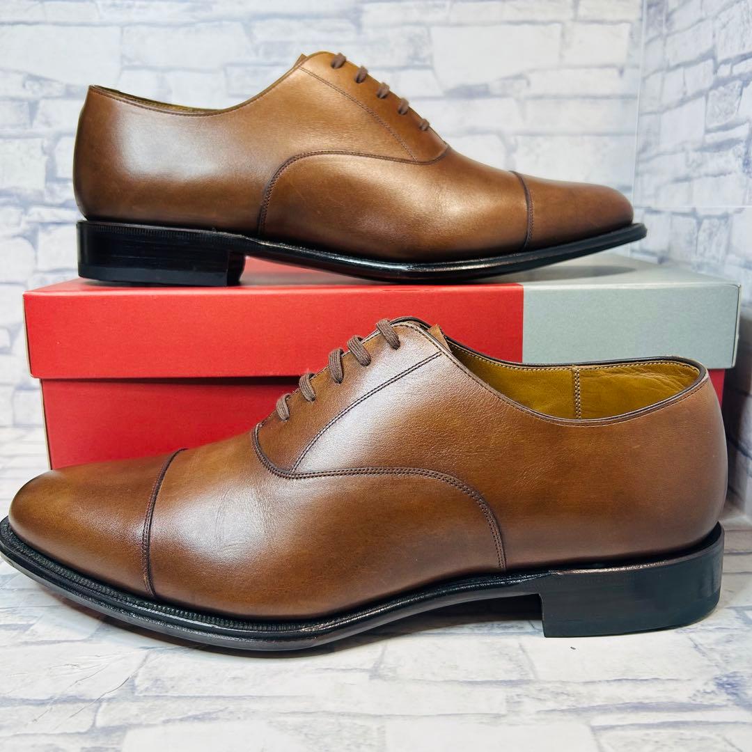 【未使用品】REGAL 01DR ストレートチップ トゥスチール付き 25cm