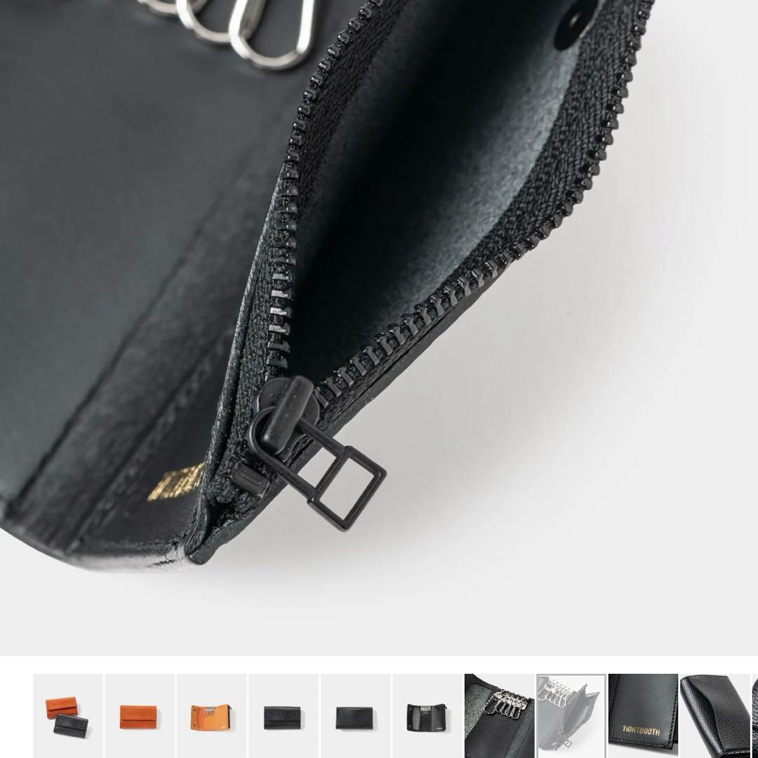 TIGHTBOOTH レザーキーケース ブラック