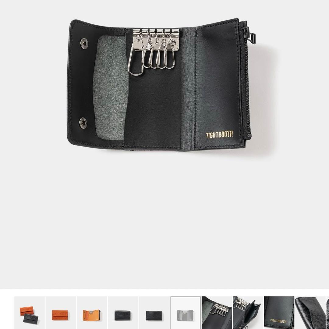 TIGHTBOOTH レザーキーケース ブラック