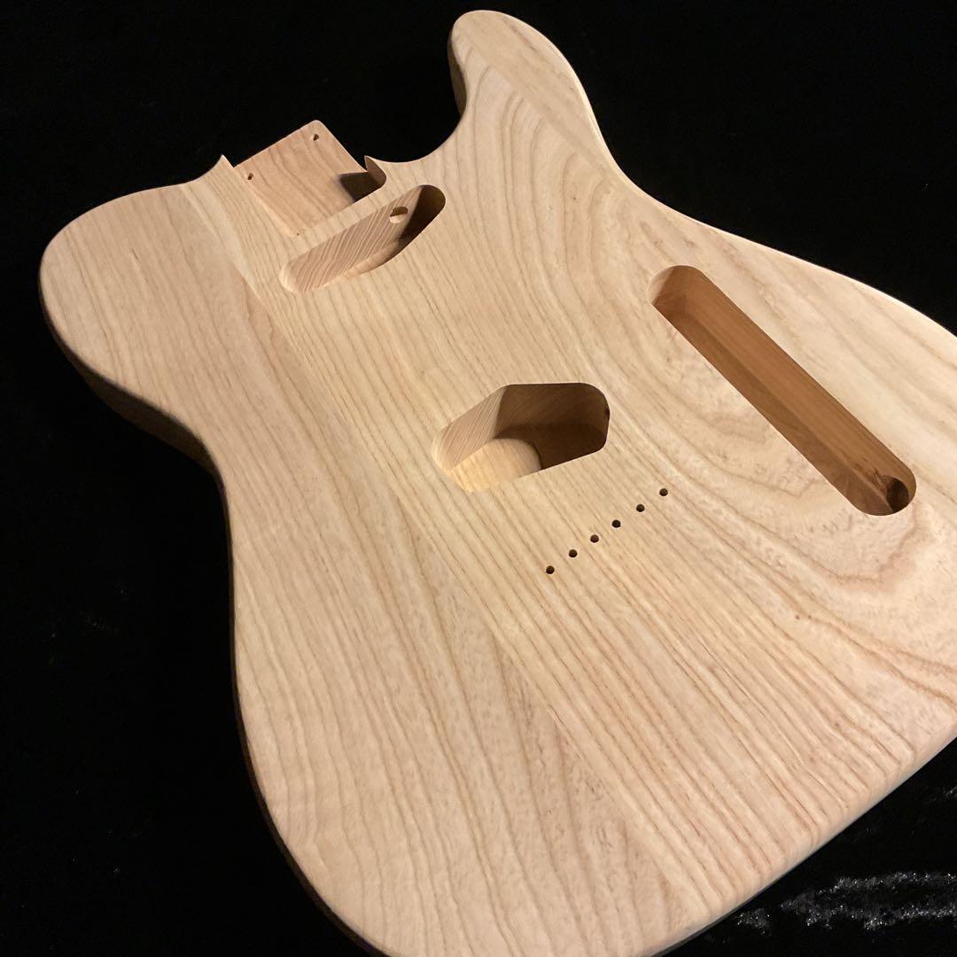 カナダ産アッシュ材　エレキギター　テレキャスター　ボディ　アッシュ