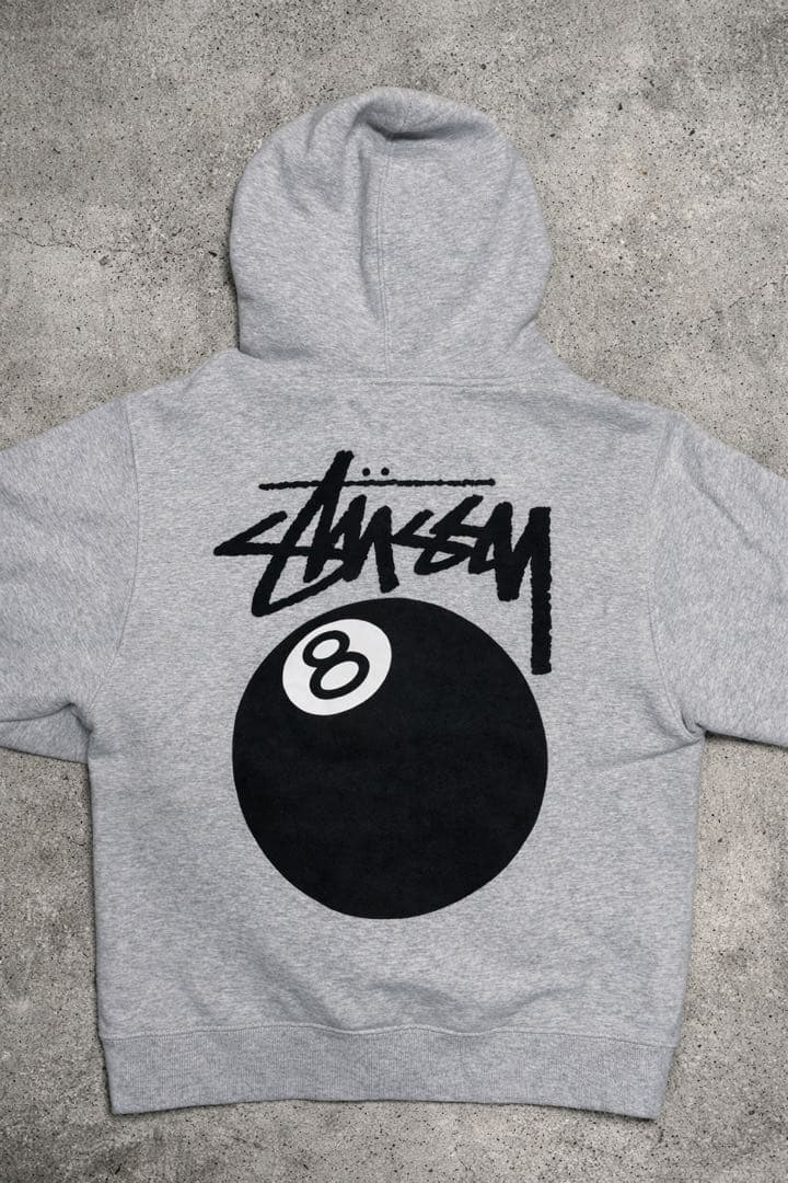 R*a様 Stussy8ボールパーカー グレー L