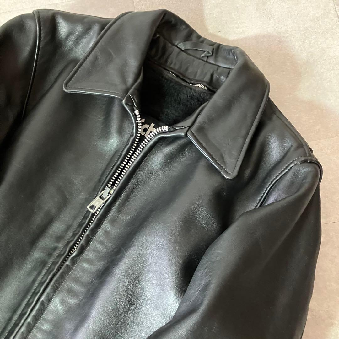 USA製 Schott 襟付き ライダース/ボアライナー/36/652