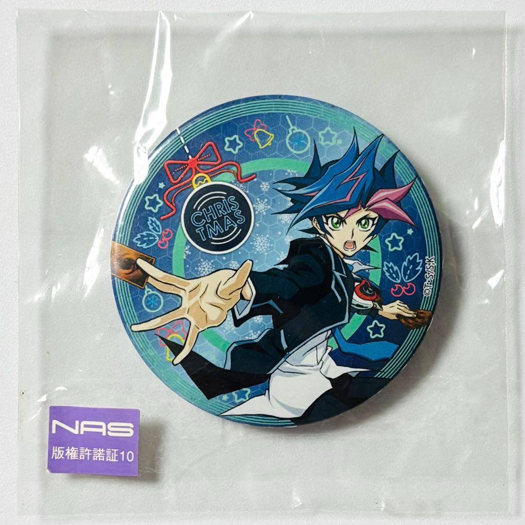 遊戯王 クリスマス プリロール 2018 藤木遊作 缶バッジ