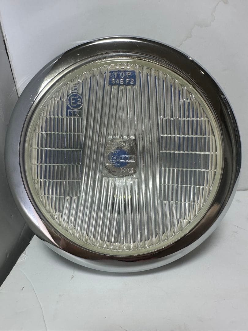 当時物シビエスーパーオスカー凹みレンズ付きヘッドライトASSYマーシャル