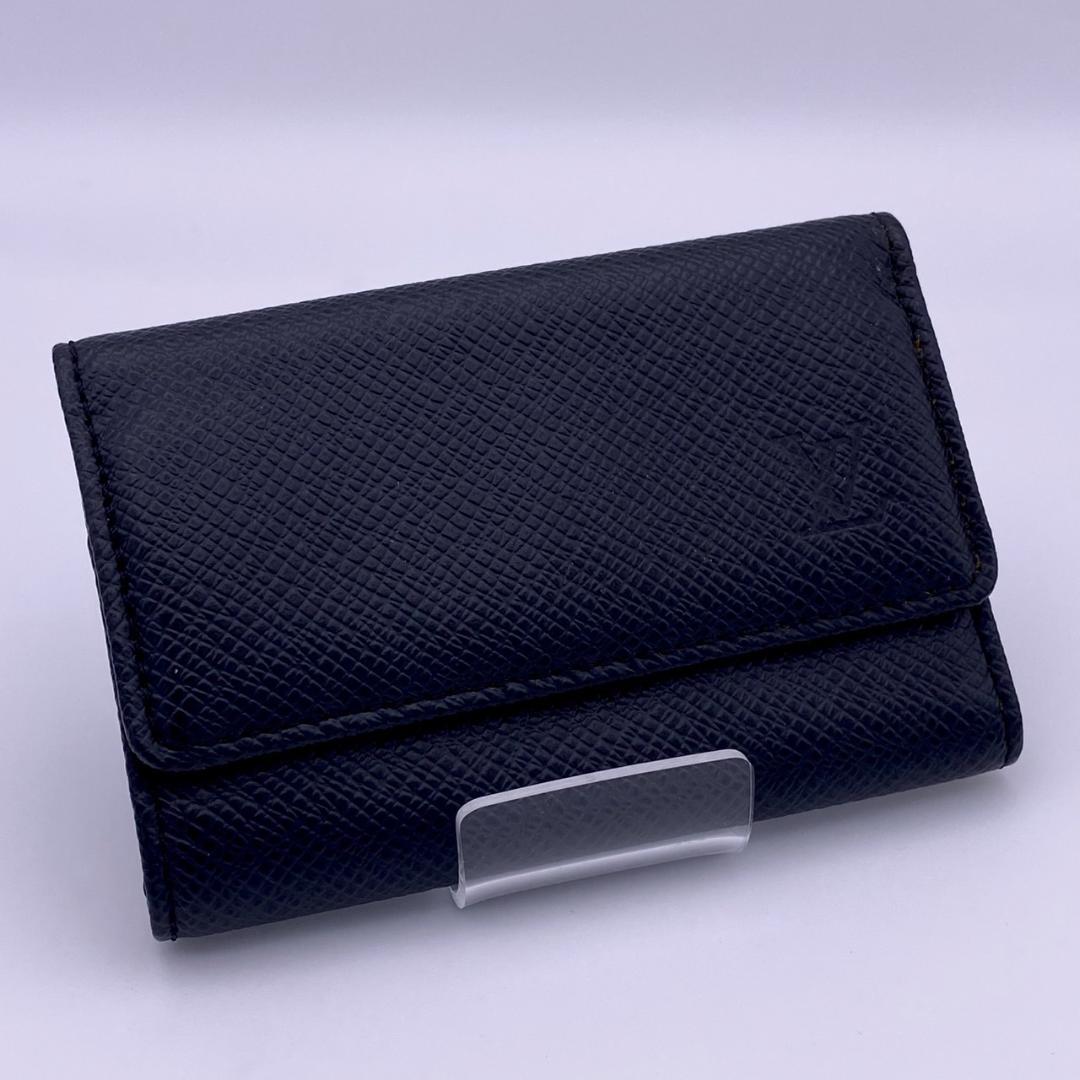 ルイヴィトン　タイガ　ミュルティクレ6 　キーケース　6連　ブラック　黒