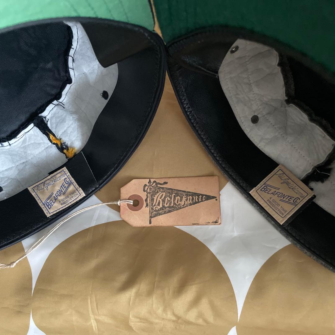 2個組 BELAFONTE ベラフォンテ キャップ 野球帽 ピルボックス型 Ｌ