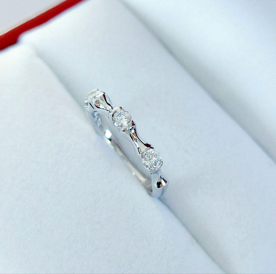 平和堂貿易 クイーンジュエリー Pt950 極上美 ダイヤモンドリング