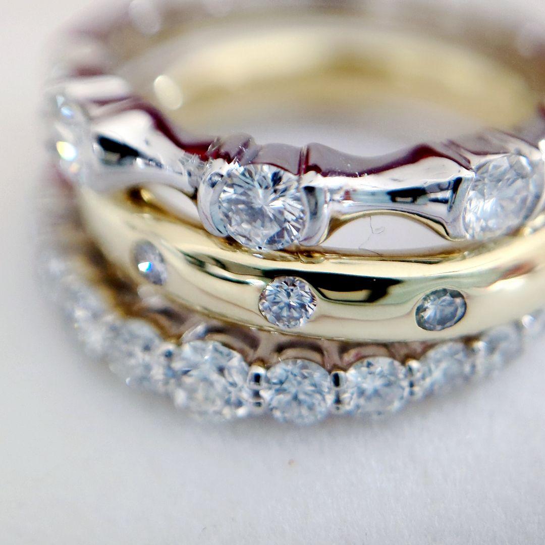 平和堂貿易 クイーンジュエリー Pt950 極上美 ダイヤモンドリング