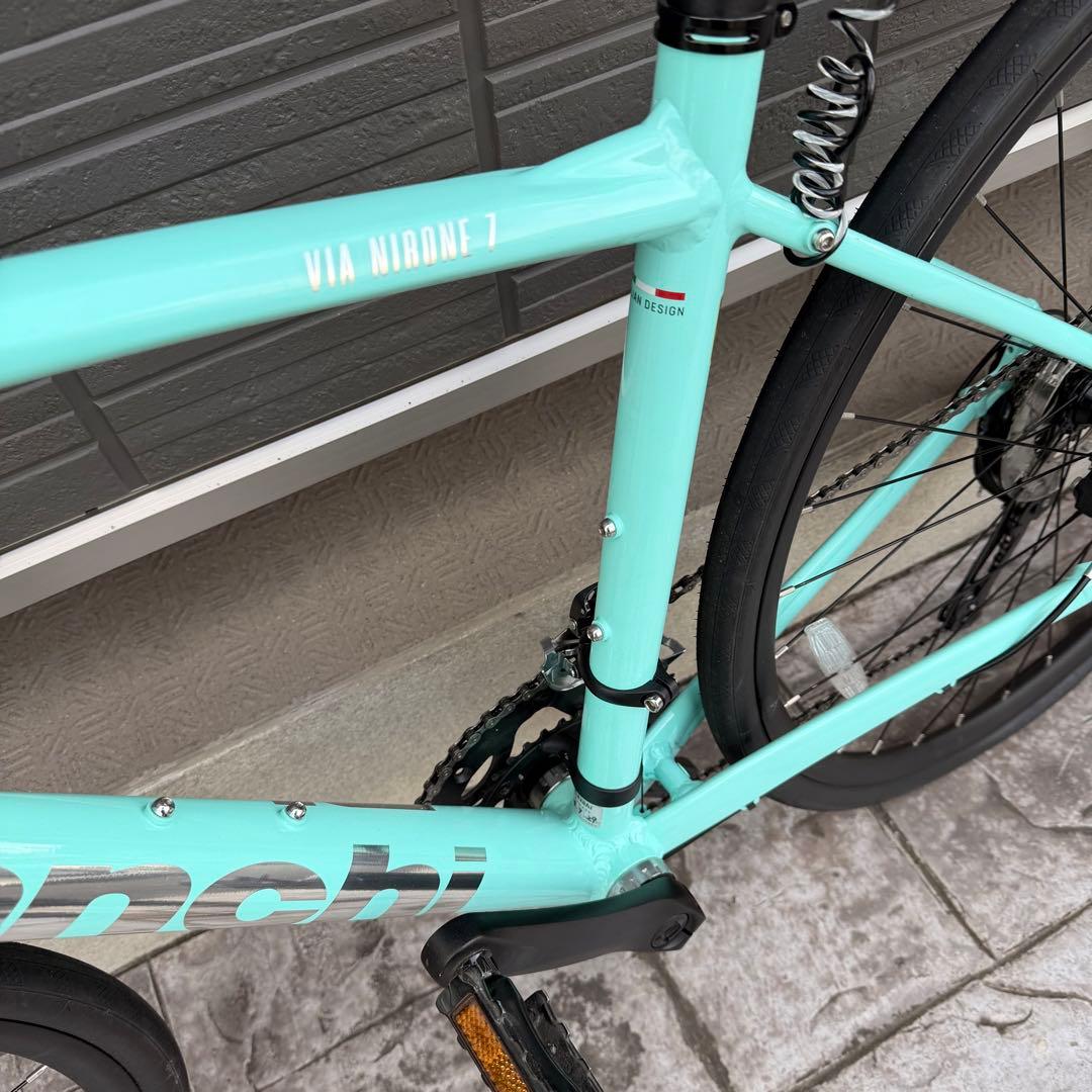 パ*ん様 BIANCHI VIANIRONE7DISC チェレステ/チタニウムシ
