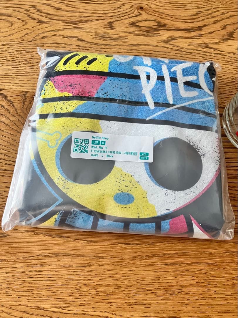 【ネトフリ当選品】ワンピース Tシャツ & グラスセット