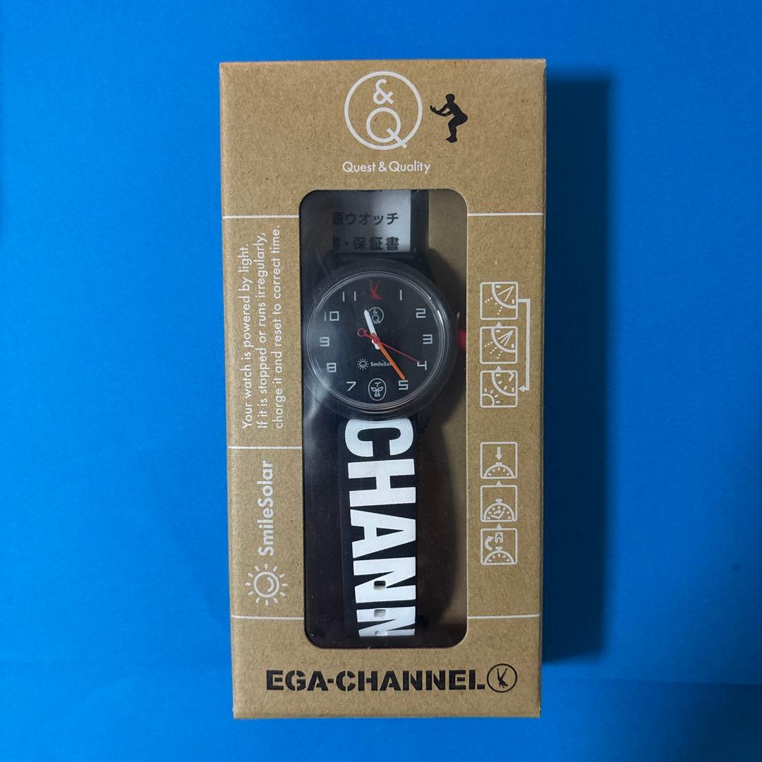 エガちゃんねる　シチズンコラボモデル　腕時計　黒