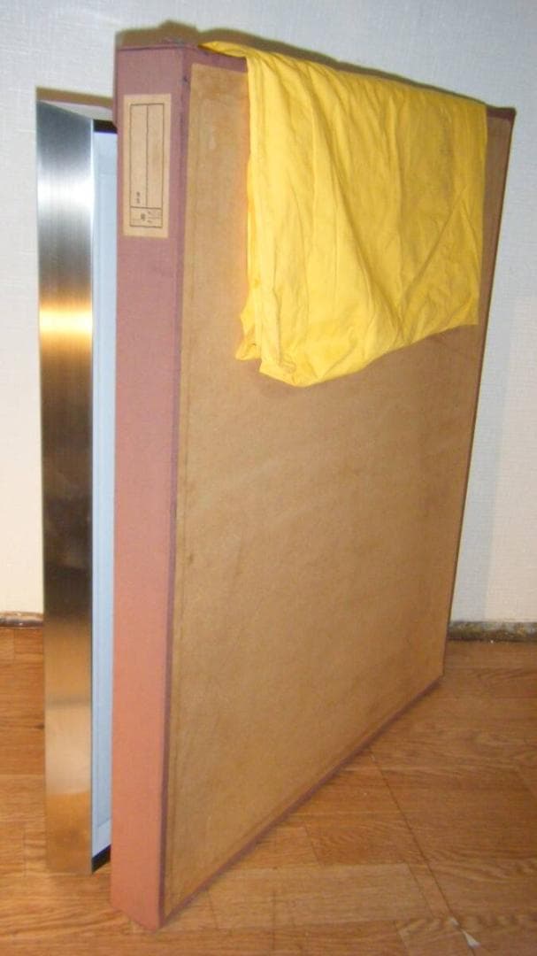 【真作】絵画　箱崎正秋　日本画10号　映　共シール　箱・黄袋入　T48