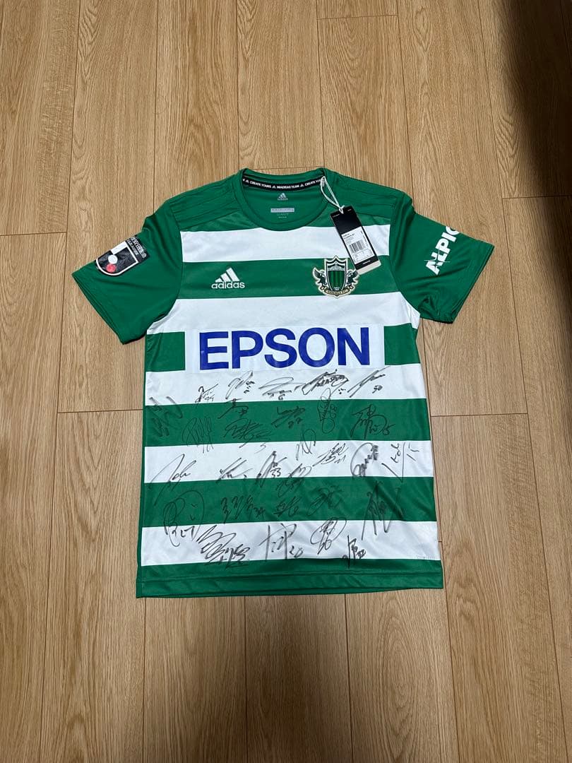 ほ*し様 松本山雅FC2019シーズンサイン入りホームユニフォーム