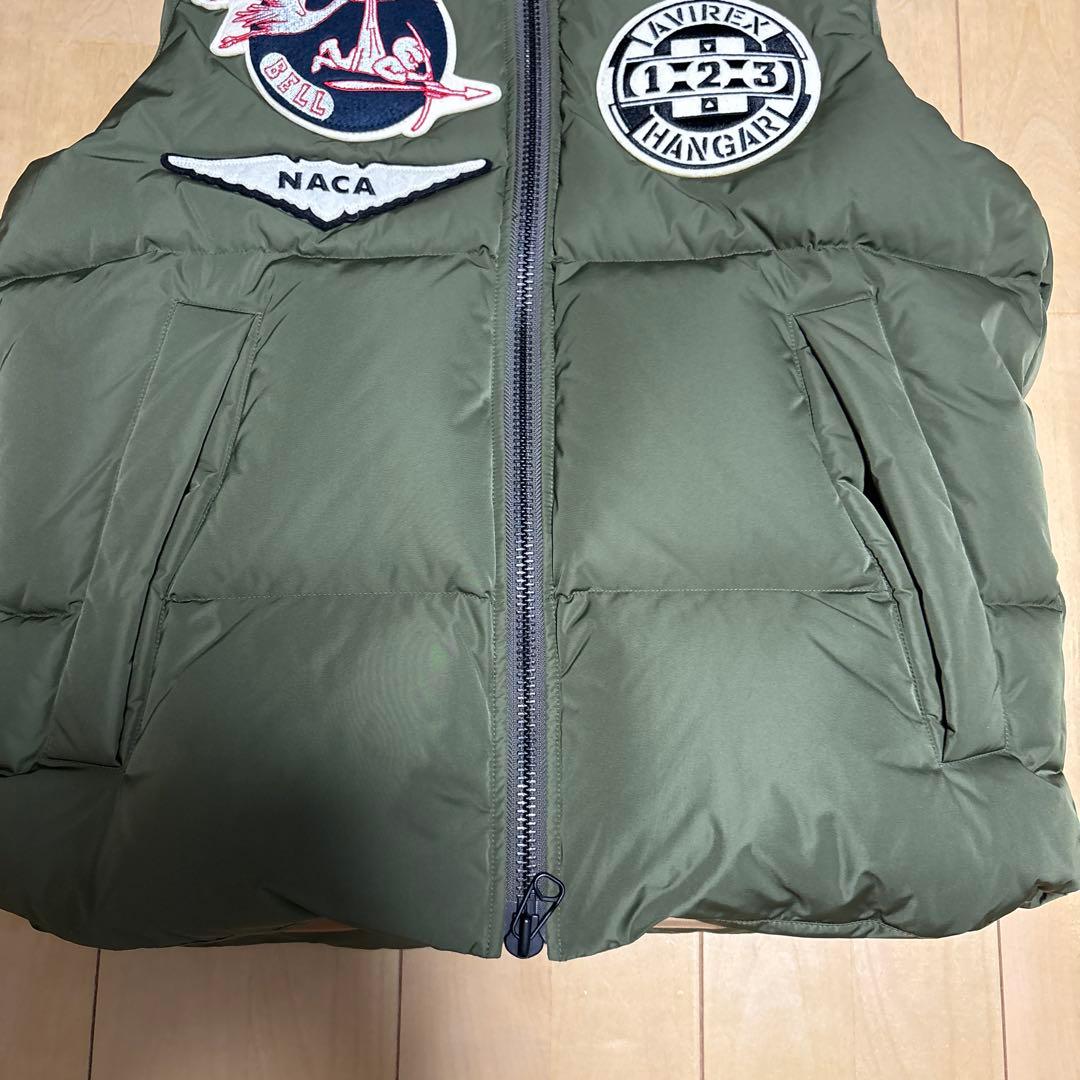 AVIREX ストームフーディダウンベスト　mサイズ