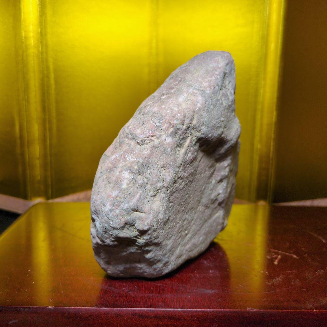 赤石 原石 ピンク石 約1.11kg 天然石 未加工 鑑賞用 水石 希少 レア