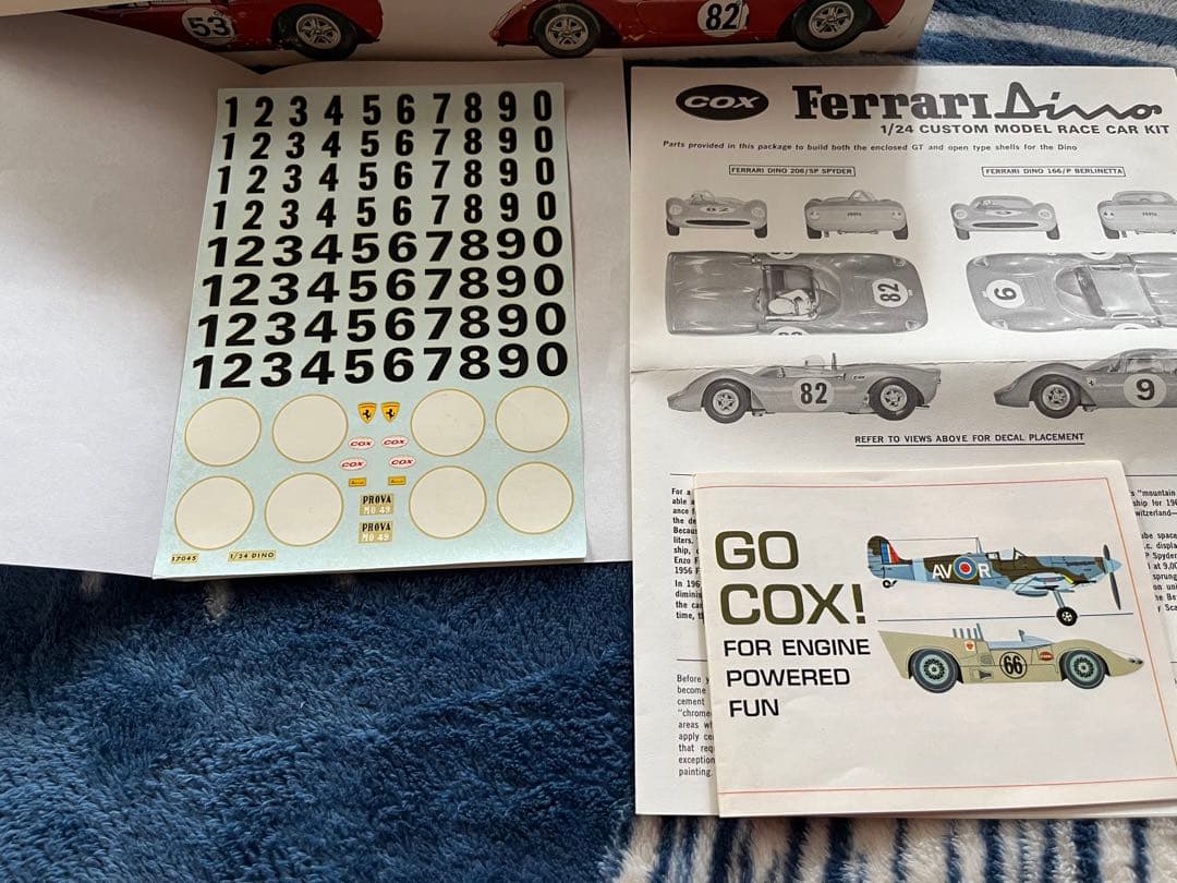 ミニカー COX Ferrari Dino 1/24