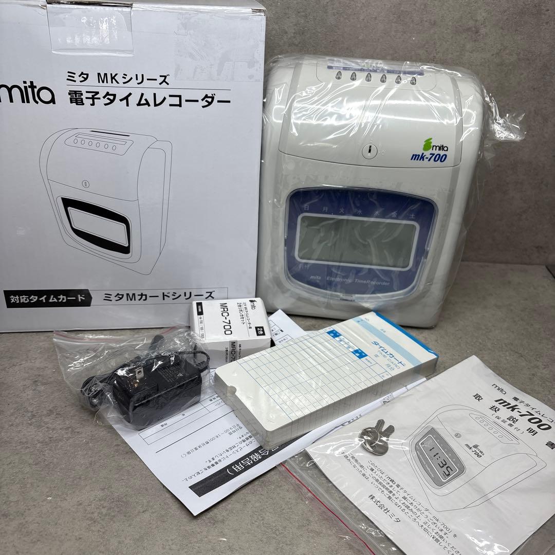 【未使用品】mita ミタ 電子 タイムレコーダー 本体 mk-700