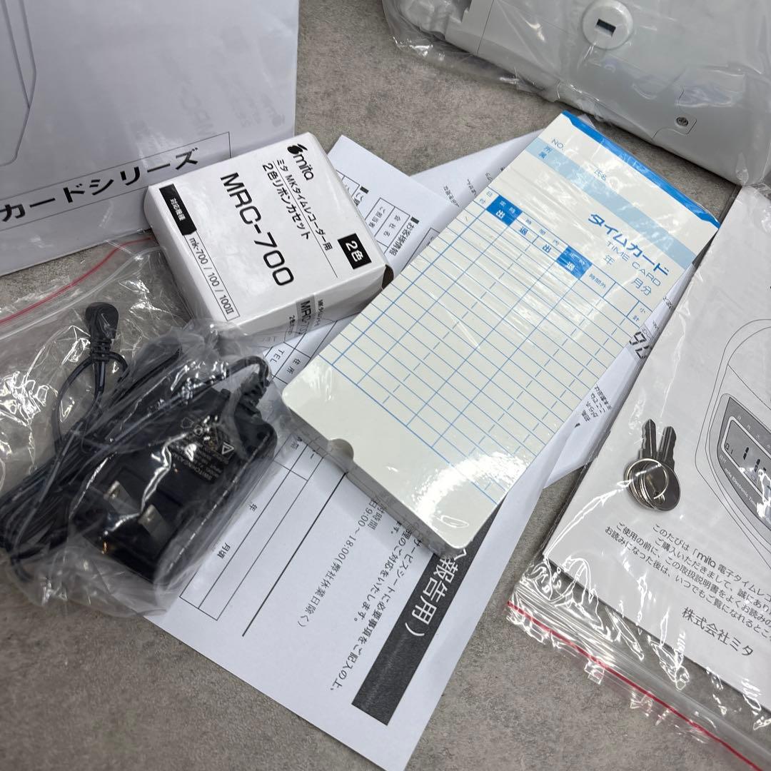 【未使用品】mita ミタ 電子 タイムレコーダー 本体 mk-700
