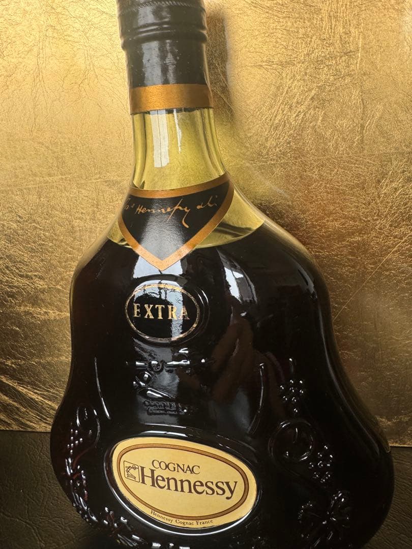 未開栓 Hennessy EXTRA 金キャップ グリーンボトル 700ml古酒