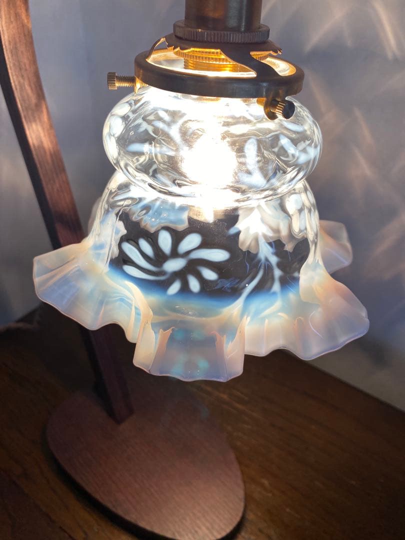 OLD FENTON 　デイジー&ファーン　オパールセント　ガラスシェード