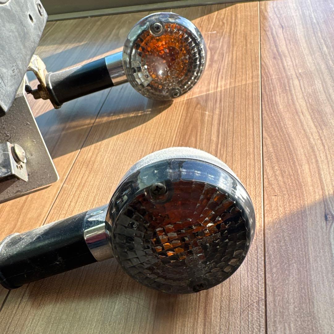 ゼファー400純正ウィンカー、ブラックレンズ