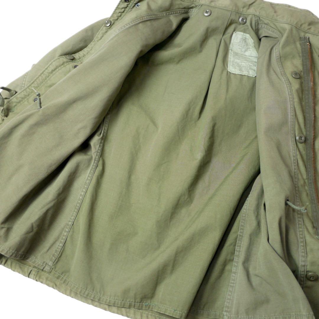 80sビンテージM-65ミリタリー米軍フィールド ジャケット3RD軍物M-R古着
