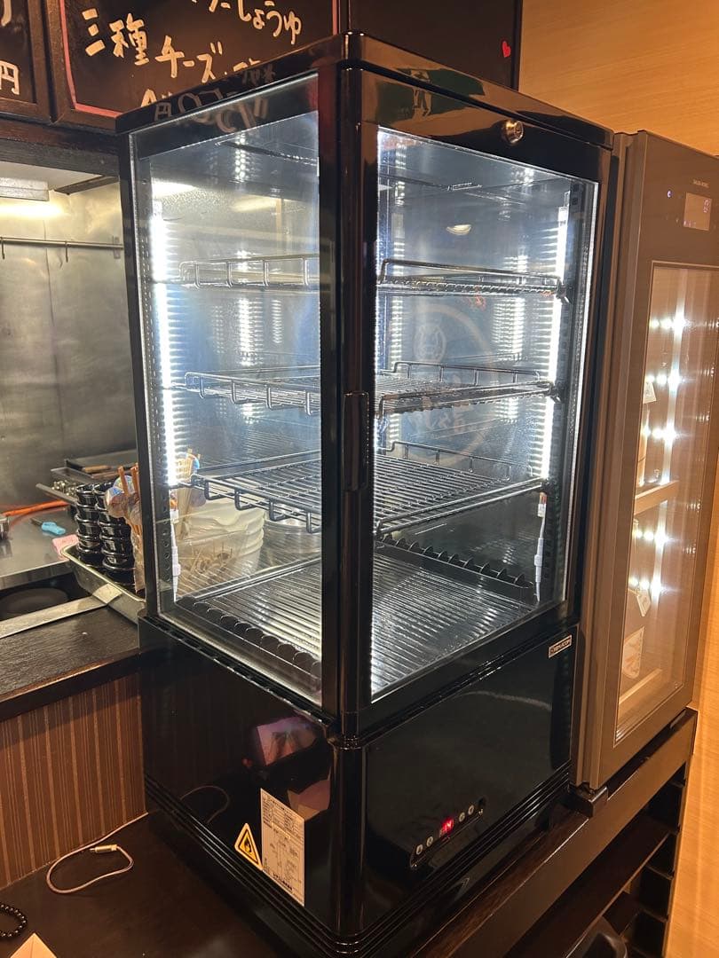 レマコム　R4G-74SLB 4面ガラス冷蔵ショーケース