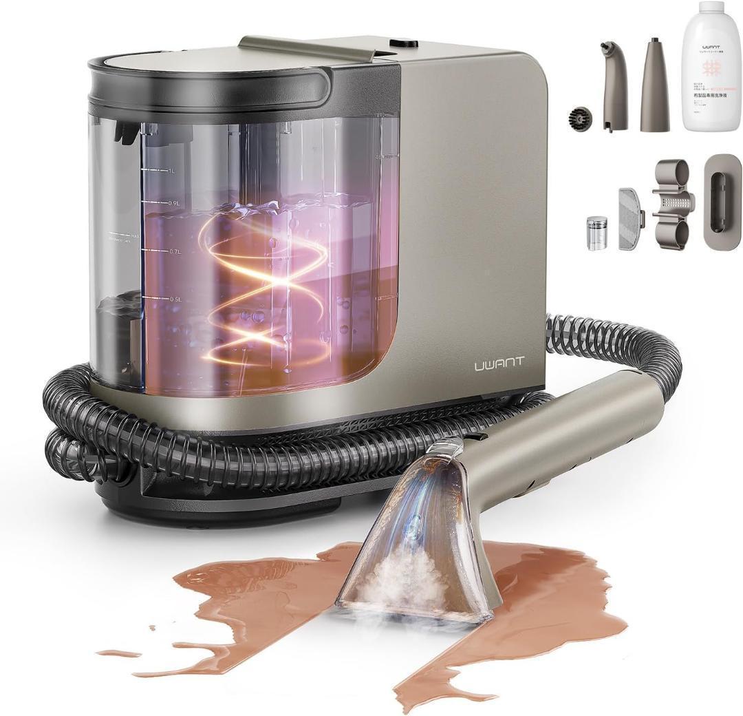 スチームクリーナー 18000pa 100℃蒸気　高温リンサークリーナー 加熱式