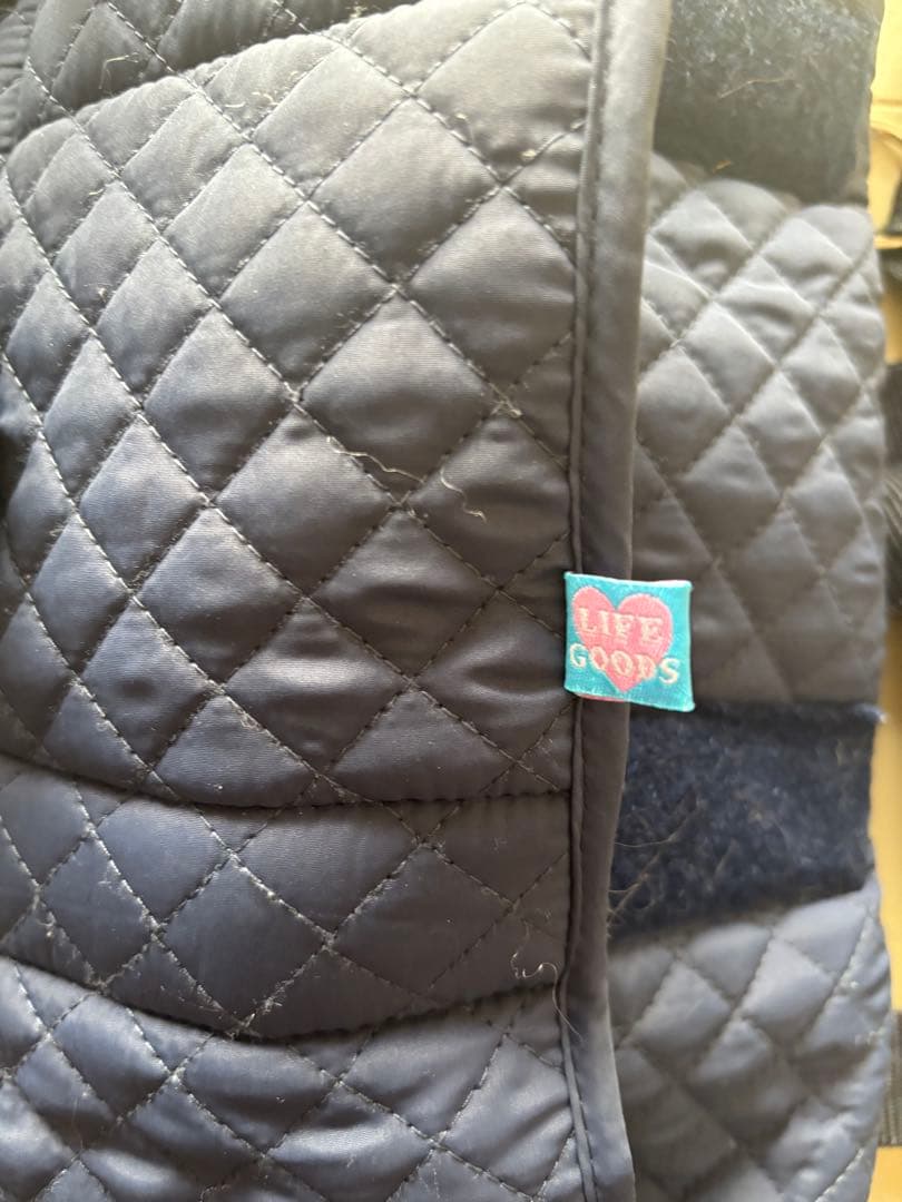 大型犬。ポンポリース全身介護用ハーネス キルトネイビー８号