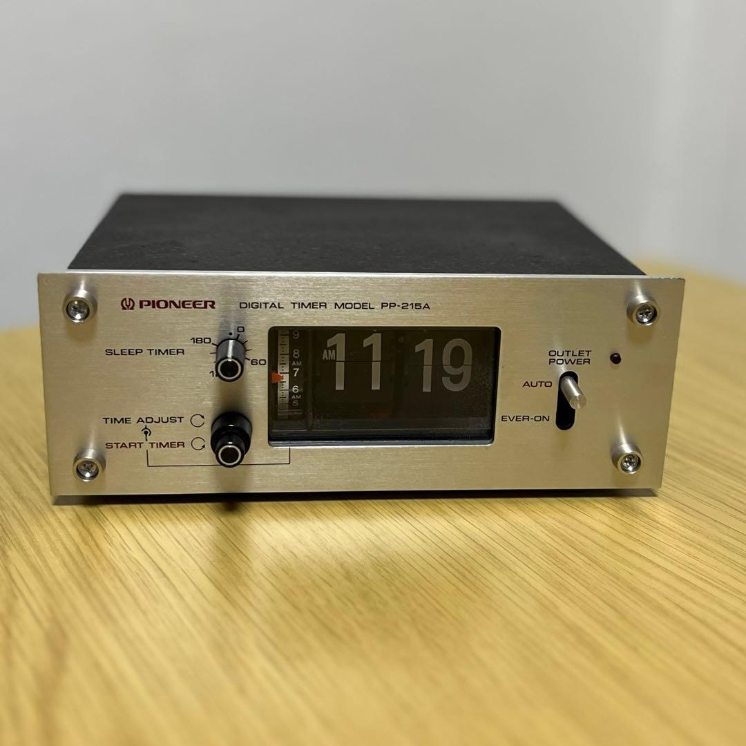 【メンテ済み・動作正常】PIONEER パタパタ時計 PP-215A