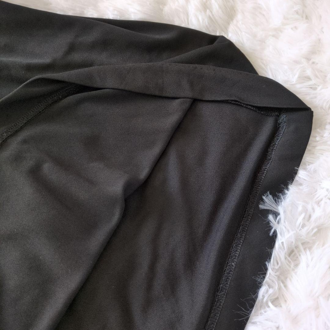 トーガプルラ ベロアスリーブ ドローコード シャーリング ロングワンピース　36