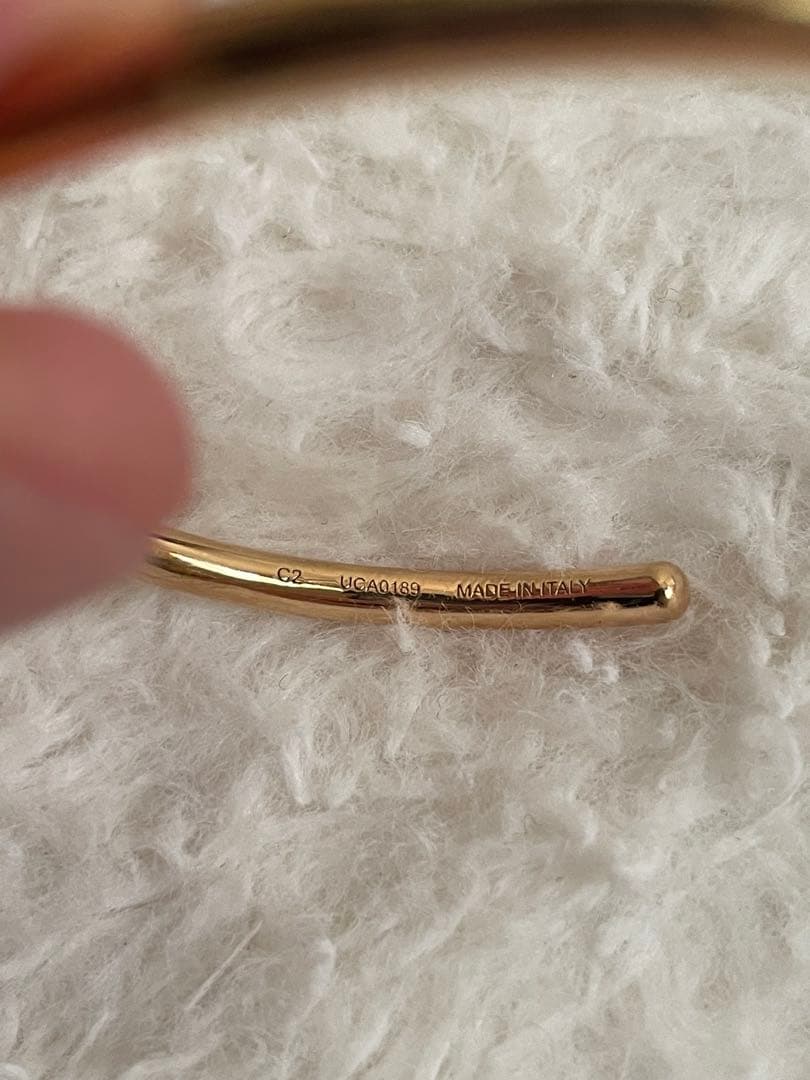 CELINE ゴールドノットブレスレット　Mサイズ