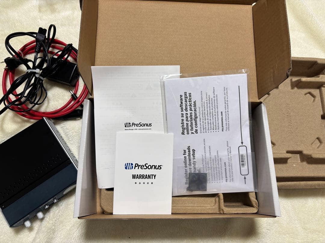 PreSonus TUBE PRE 2 ＋ XLRメス-ステレオフォン