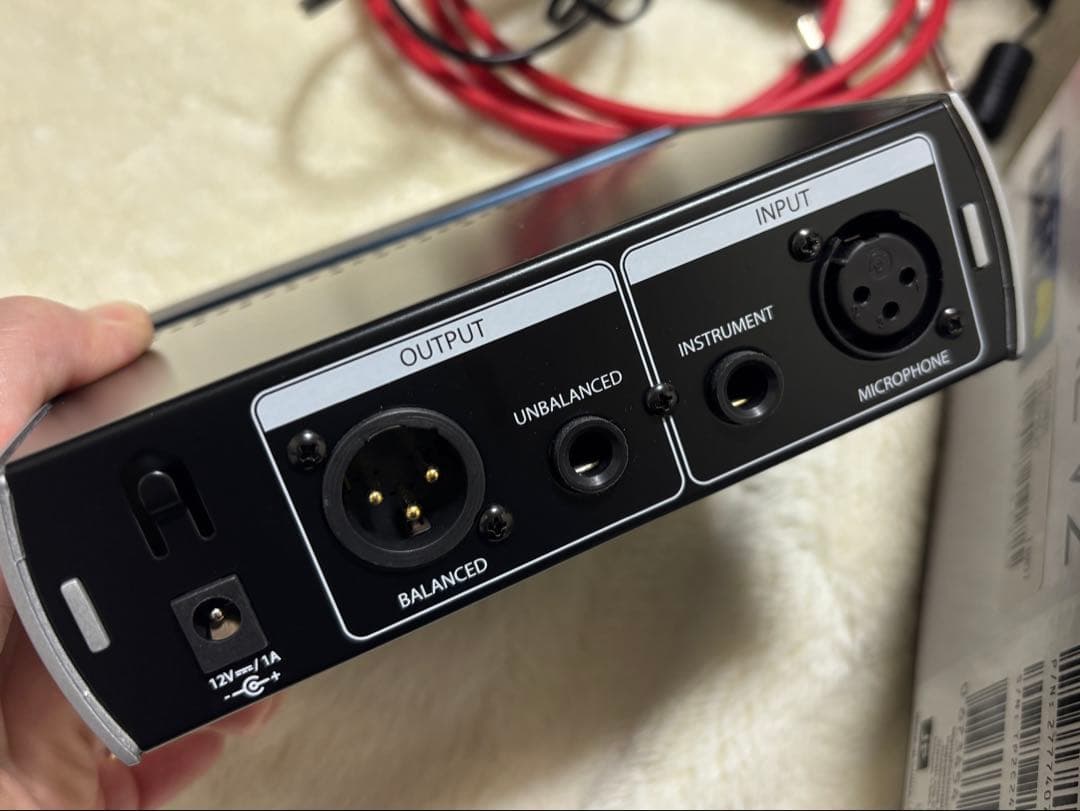 PreSonus TUBE PRE 2 ＋ XLRメス-ステレオフォン