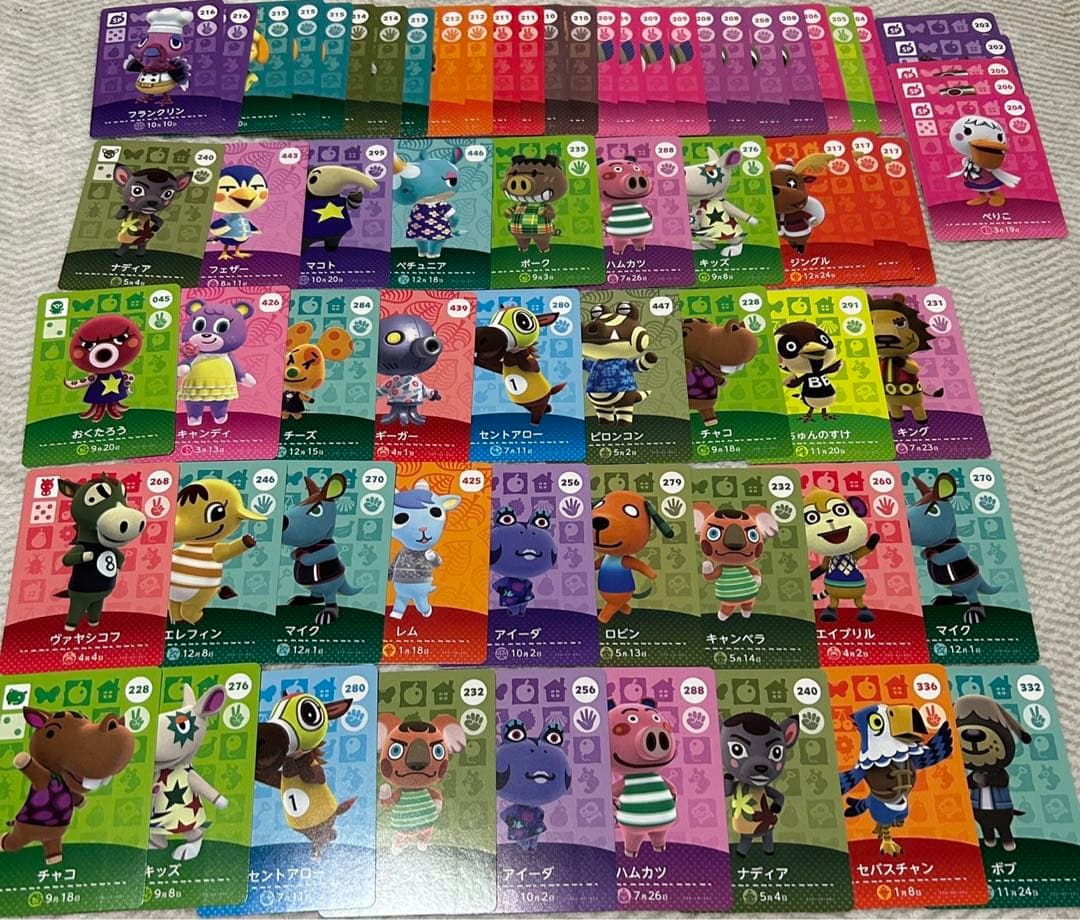あつまれどうぶつの森 amiibo カード 別売り‼️