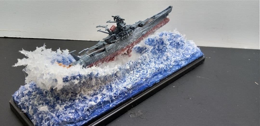 バンダイ.メカコレ.宇宙戦艦ヤマト2202ジオラマ完成品