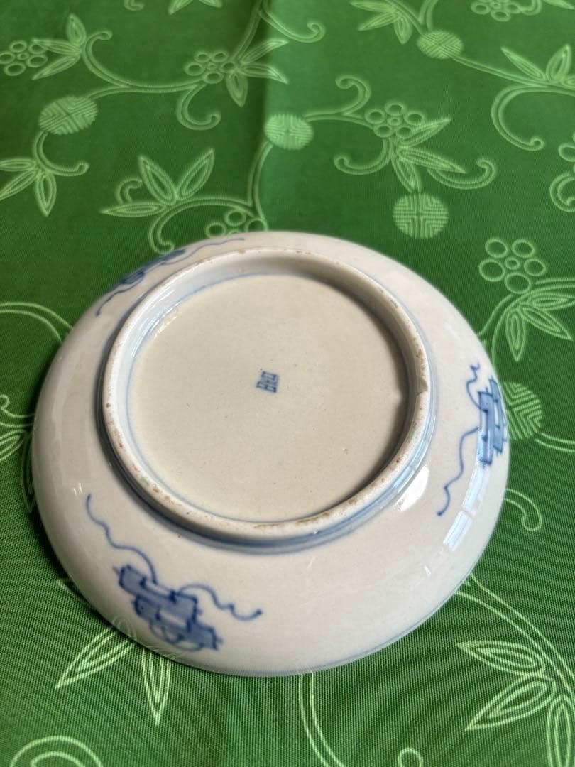 骨董　アンティーク　小皿　天塩皿　赤絵　10枚セット