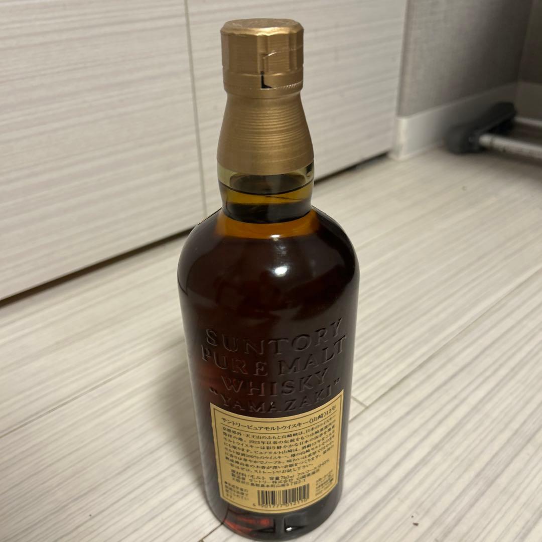 山崎12年　ピュアモルト　花ラベル　新品　未開封　箱無し