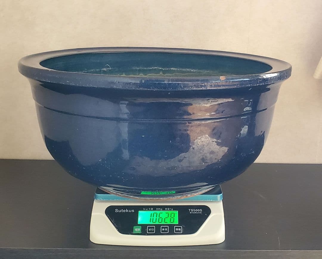 火鉢 金魚鉢 陶器鉢 植木鉢 アンティーク 睡蓮鉢