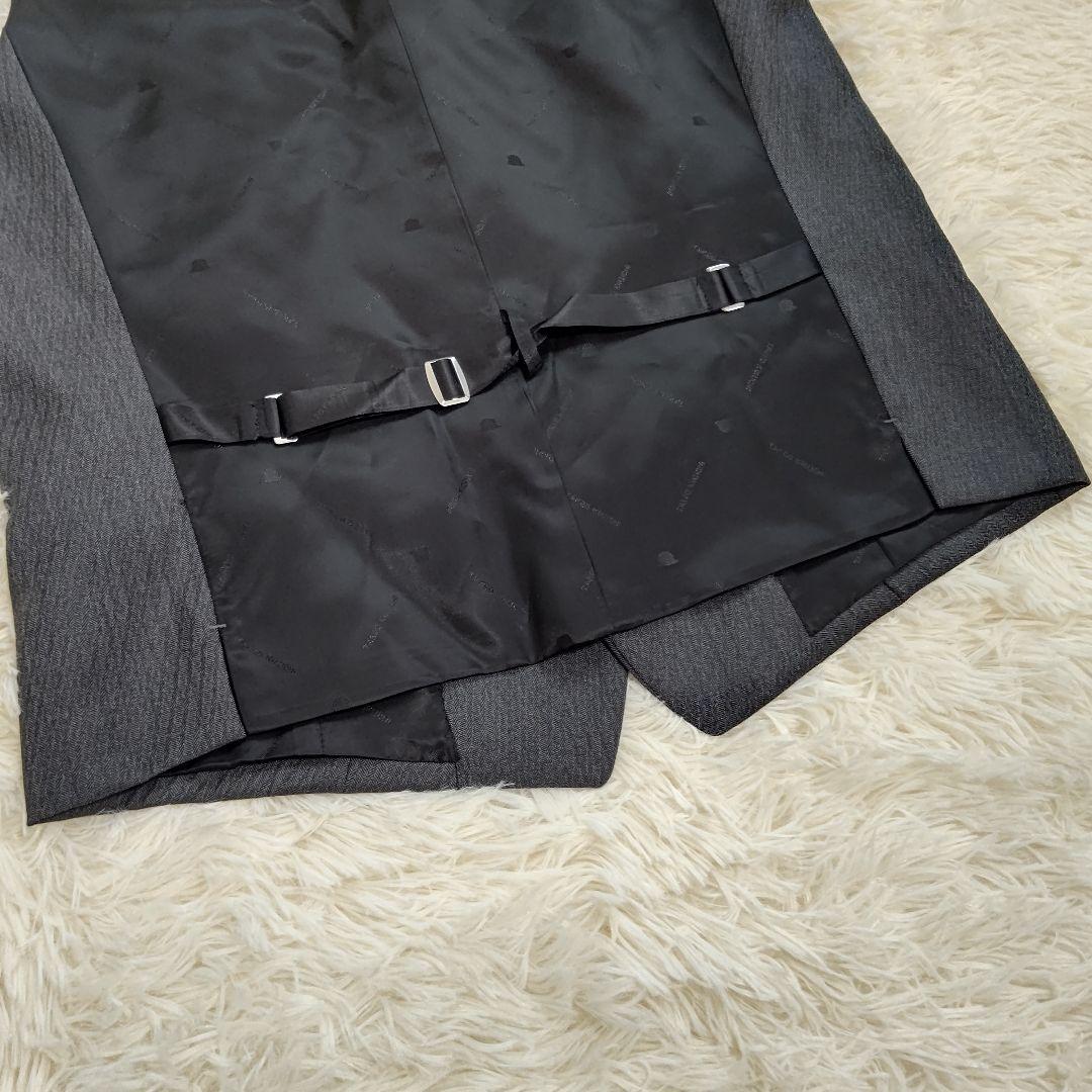 タケオキクチ DORMEUIL スリーピース対応 ベスト L グレー へリンボン