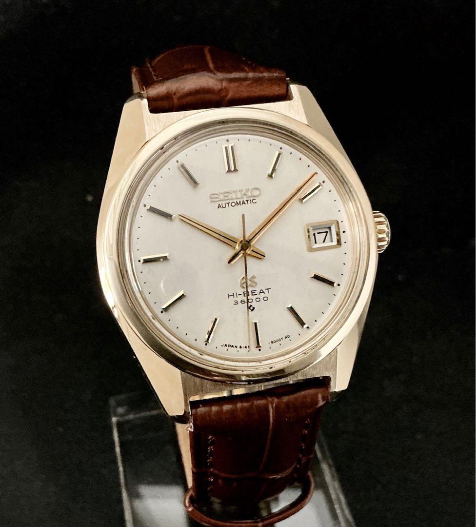 GS グランドセイコー　6145-8000CAPゴールド　OH済傷なし！超美品！